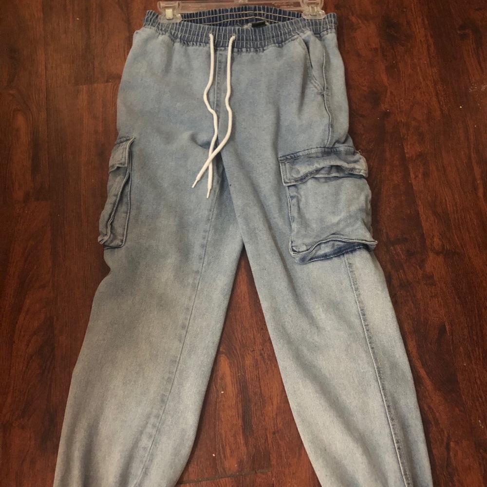 Jean sweatpants wild flower xs